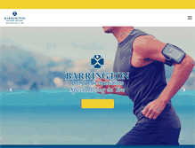Tablet Screenshot of barringtonortho.com